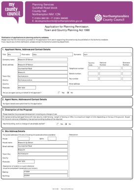 UK Planning Permission Application