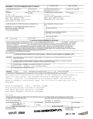 Contract Modification Form 30