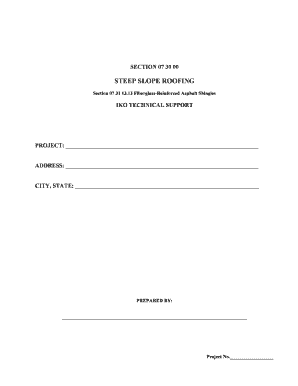 IKO Asphalt Shingles Roofing Specification