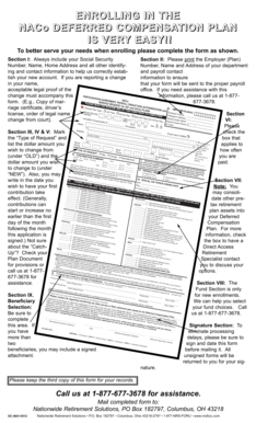NACo Deferred Compensation Plan Enrollment Form