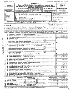 Form 990-EZ 2005