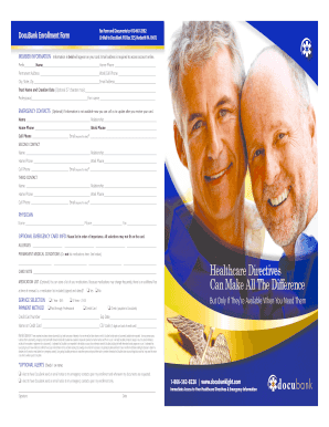 Healthcare Directives Enrollment Form