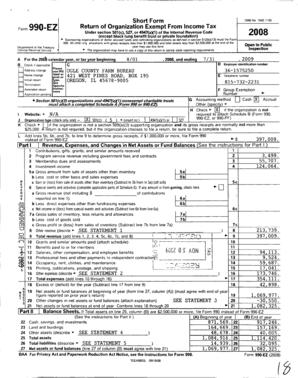 Form 990-EZ 2008