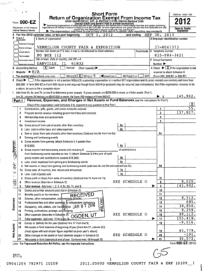 Form 990-EZ 2012