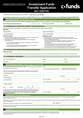Investment Funds Transfer Application