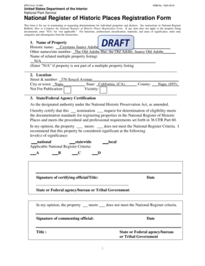 National Register of Historic Places Registration Form