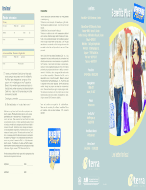 Benefits Plus Membership Enrollment Form