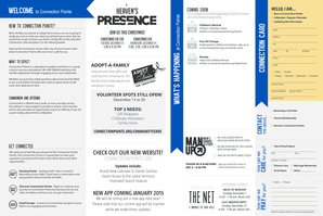 Connection Pointe New Member Information Form