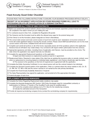 New York Fixed Annuity Application