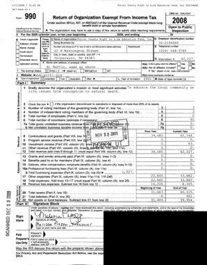 Form 990 Return of Organization Exempt From Income Tax