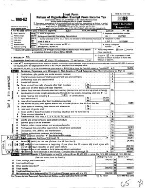 Form 990-EZ 2008
