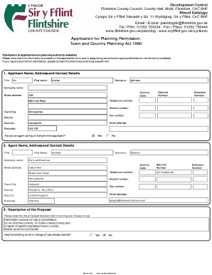 UK Planning Permission Application