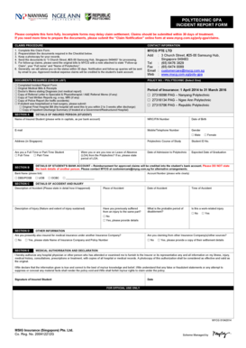 Polytechnic GPA Incident Report Form