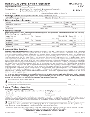 HumanaOne Dental & Vision Application