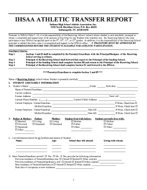 Student Transfer Approval Form