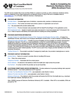 Electronic Remittance Advice Enrollment Form