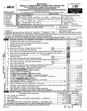 Form 990-EZ 2007
