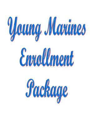 Young Marine Enrollment and Medical Forms