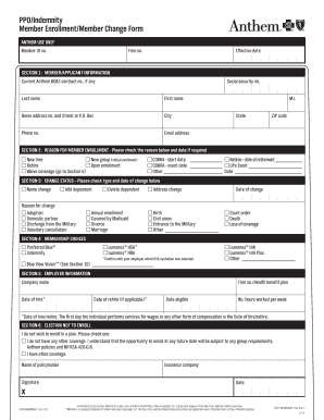 Anthem Member Enrollment Form
