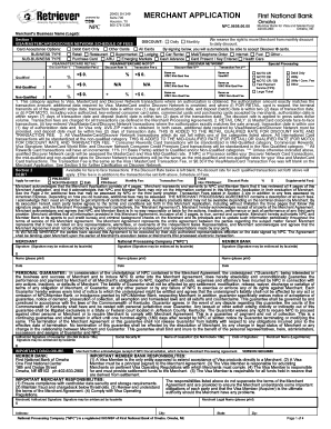 Merchant Application Form