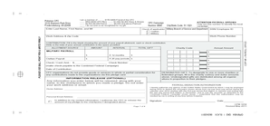 OPM 1654 Combined Federal Campaign Pledge Form