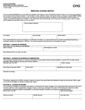 Wisconsin Medicaid Change Report