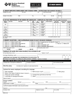 Employee Enrollment and Change Form