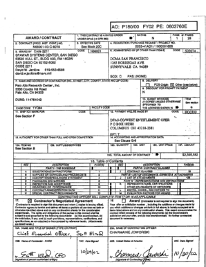 US Federal Contract Agreement