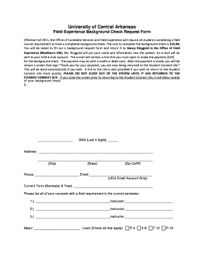 Arkansas Teacher Education Program Background Check Consent