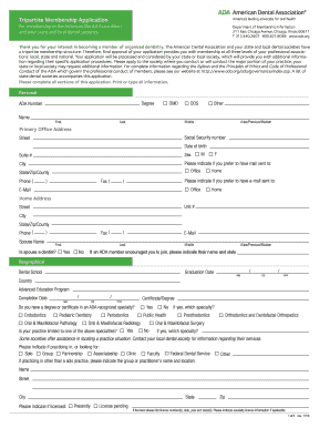 Tripartite Membership Application