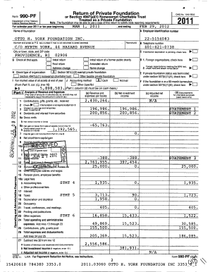 Form 990-PF 2011
