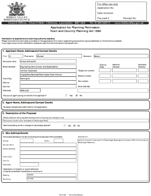 UK Planning Permission Application