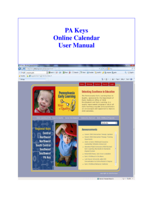 Online calendar instructions-booklet-online view - impact sp2 upenn