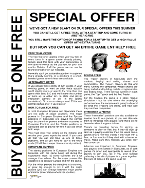 Free Trial Offer Form