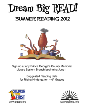 Prince George's County Library Card Application