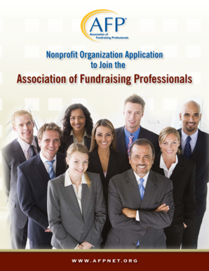 Nonprofit Organizational Membership Application