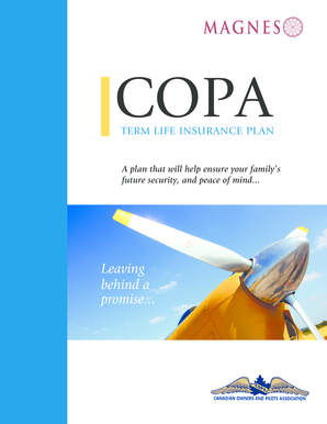 COPA Term Life Insurance Application
