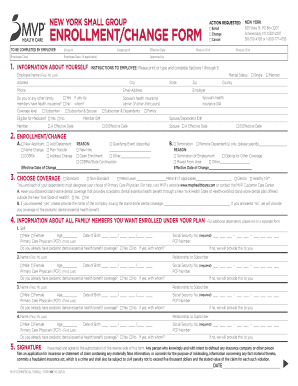 New York Small Group Enrollment Form