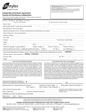 Independent Distributor Agreement