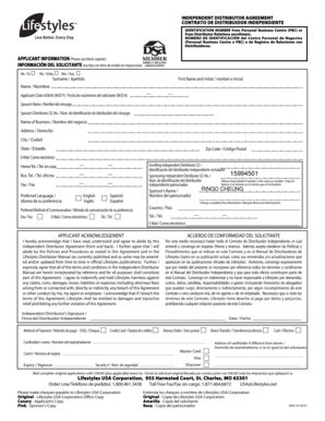 Independent Distributor Agreement