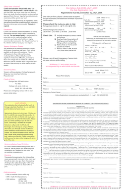 One Helluva Ride Registration Form