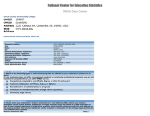 IPEDS Data Collection Form