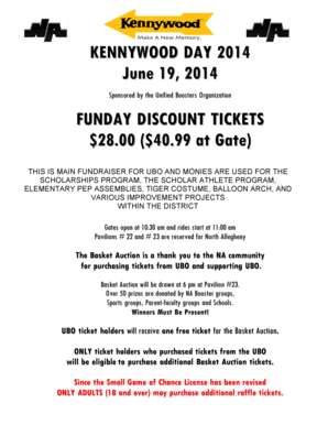 Kennywood Day 2014 Fundraiser Event