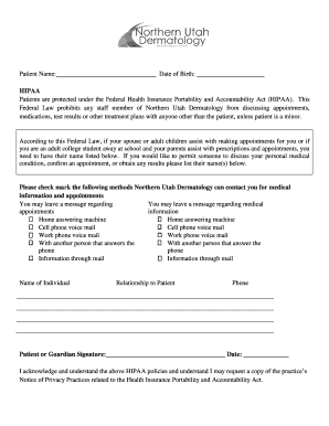 HIPAA Authorization Form