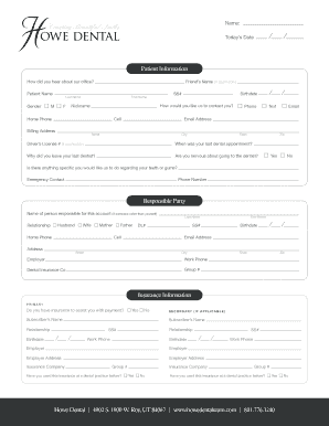 Patient Intake Form