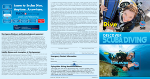 Scuba Diving Liability Release and Assumption of Risk Agreement