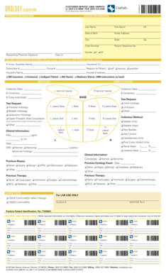 Urology Requisition Form