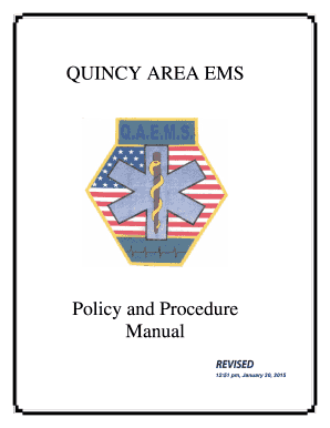 EMS Policy &amp; Procedure Manual - San Mateo County Health