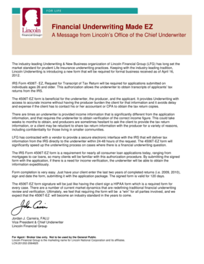IRS Form 4506T-EZ Request for Transcript