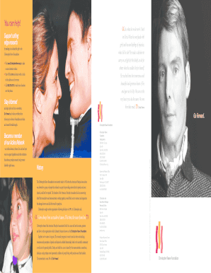 Christopher Reeve Foundation Donation Form